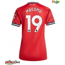 Camiseta Manchester United Bryan Mbeumo #19 Primera Equipación para mujer 2025-26 manga corta